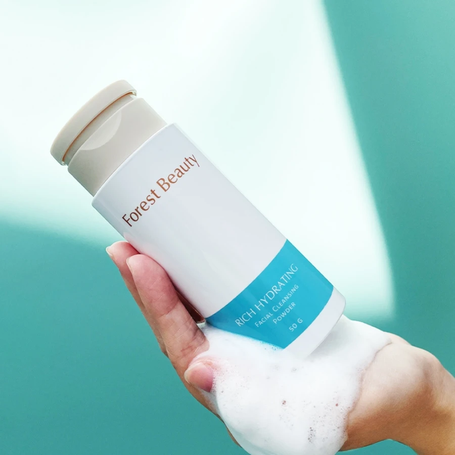 《氧顏森活Forest Beauty》胺基酸珍珠嫩白潔顏粉_泡沫