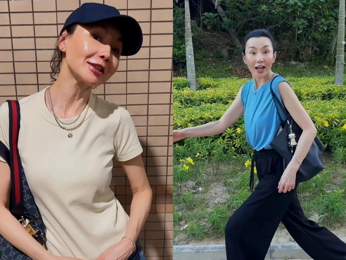 張曼玉逛街穿搭曝光！愛揹「GUCCI托特大包」，皮衣外套+1物穿出好比例