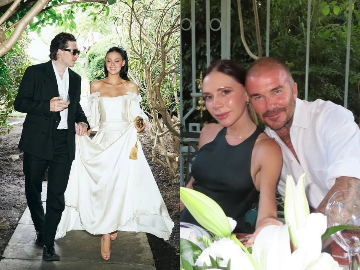貝克漢夫妻沒受邀?!布魯克林結婚3周年婚禮不見爸媽,千金媳婦2婚紗曝光