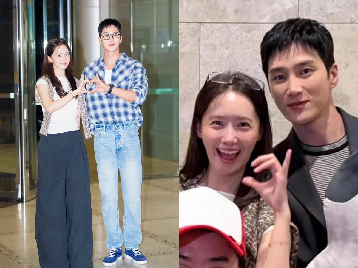 JISOO前男友身旁換成她?潤娥「白T+落地寬褲」豹紋針織衫隨性一批,美出高級感