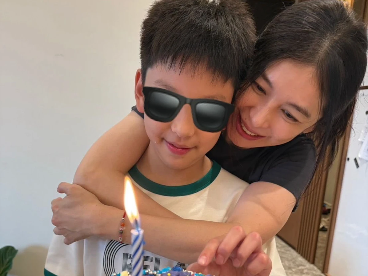 徐若瑄分享10歲兒生日「懂事了」