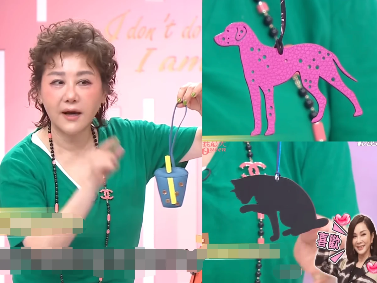 藍心湄曬超狂包包掛飾：FENDI、愛馬仕小h系列不忘為陳美鳳訂製，林襄開