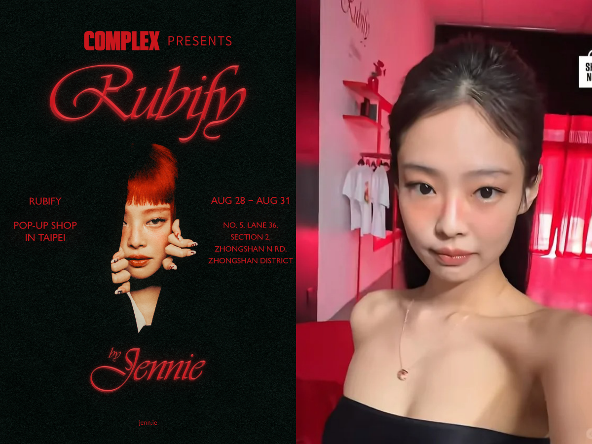 Jennie《Rubify》台北快閃店