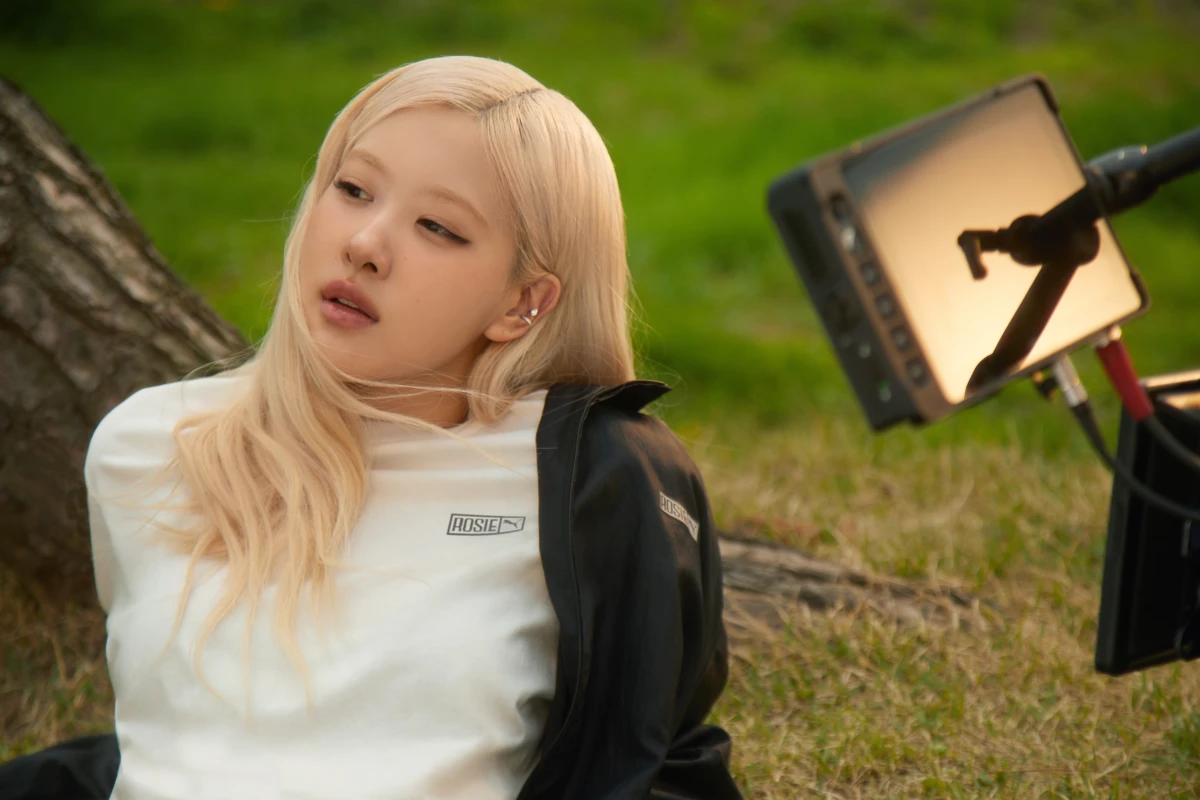 1200PUMA x ROSÉ 聯名系列_拍攝幕後