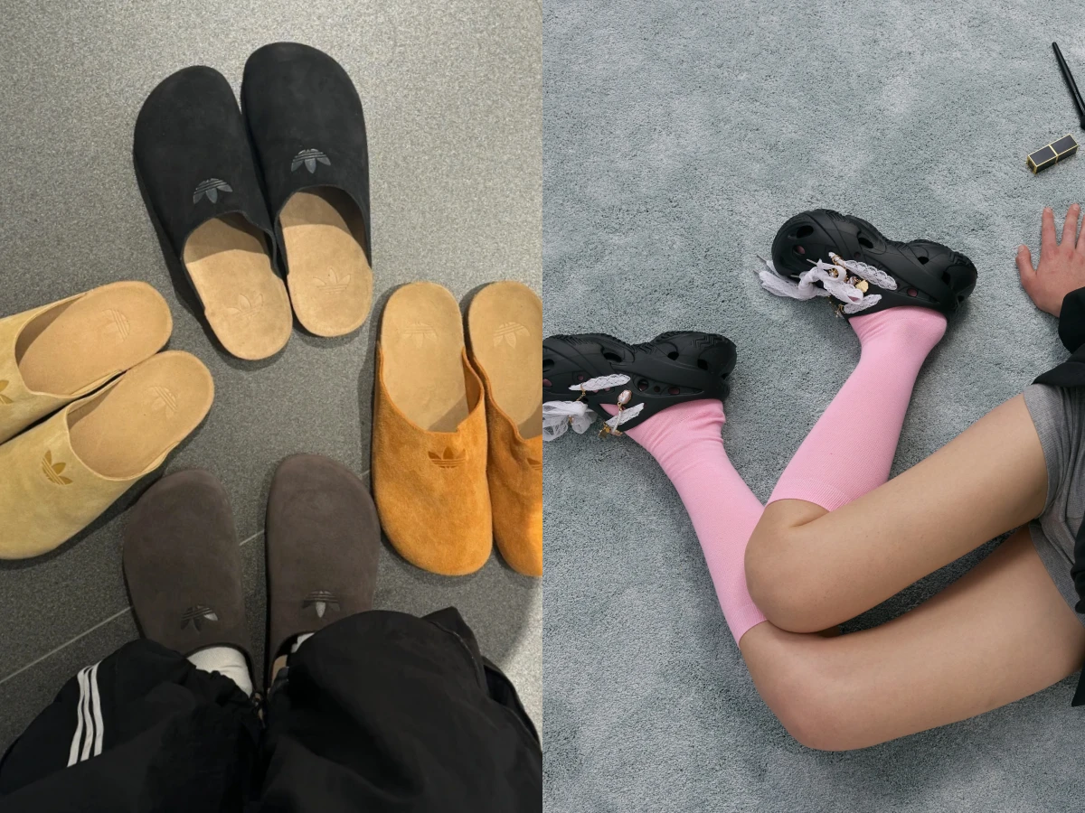 5種女星最愛黑色涼鞋盤點:趙露思厚底人字拖、戒指涼鞋、名媛都穿「勃肯款」涼鞋