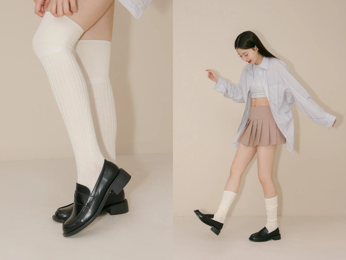堆堆襪穿搭