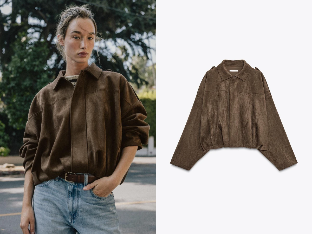 ZARA「繭型麂皮外套」成為秒售款!不挑身形誰穿誰好看!多款早秋可可棕色外套推薦