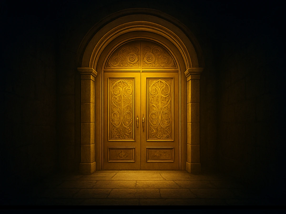 選 A：金色大門