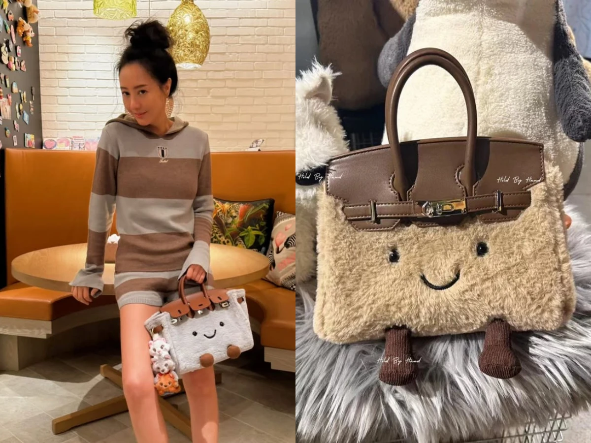 藍心湄「Jellycat風」Loro Piana飯盒包，萌翻全網～貴婦間爆紅搶喊：我也要一個