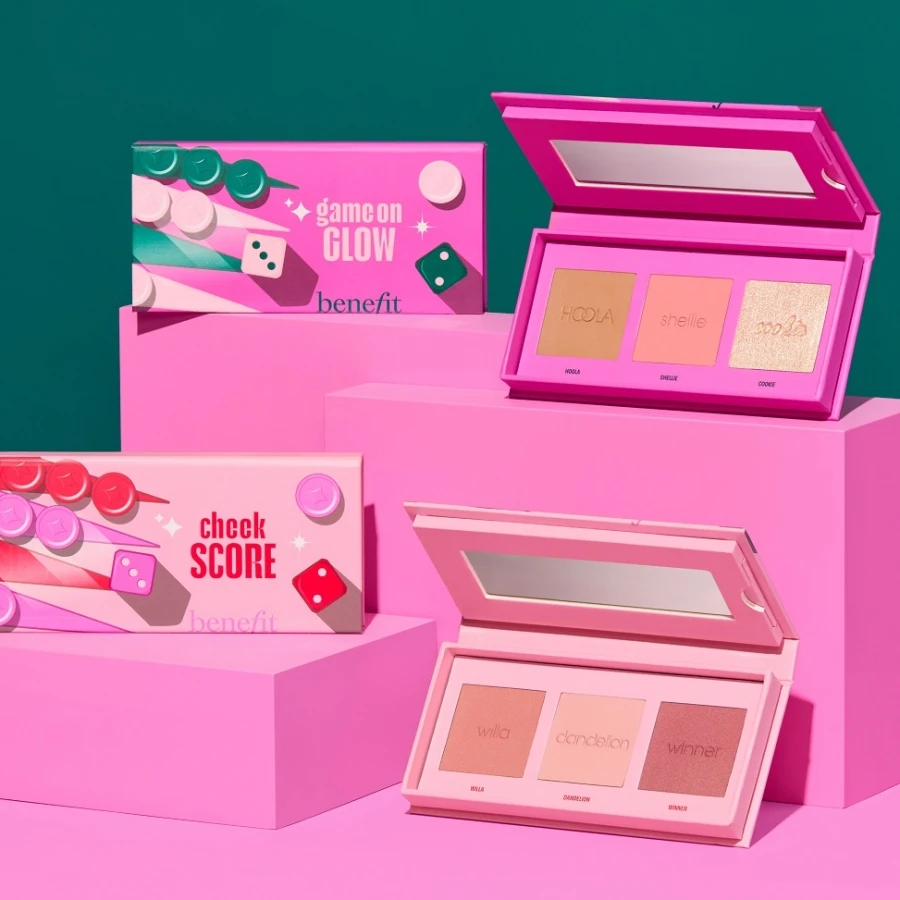 藕粉,粉棕三色頰彩盤 特價_1,280