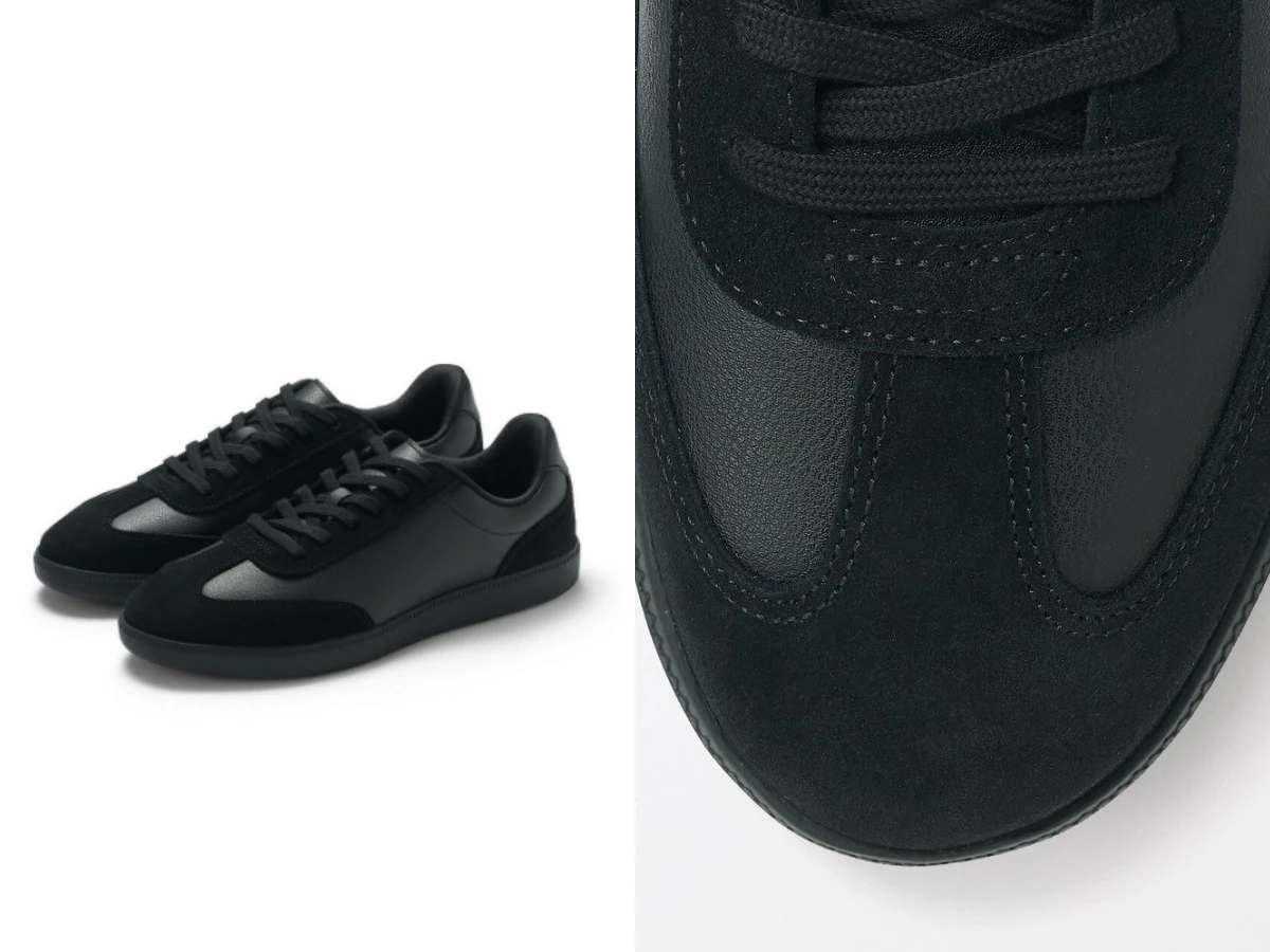 無印良品德訓鞋細節