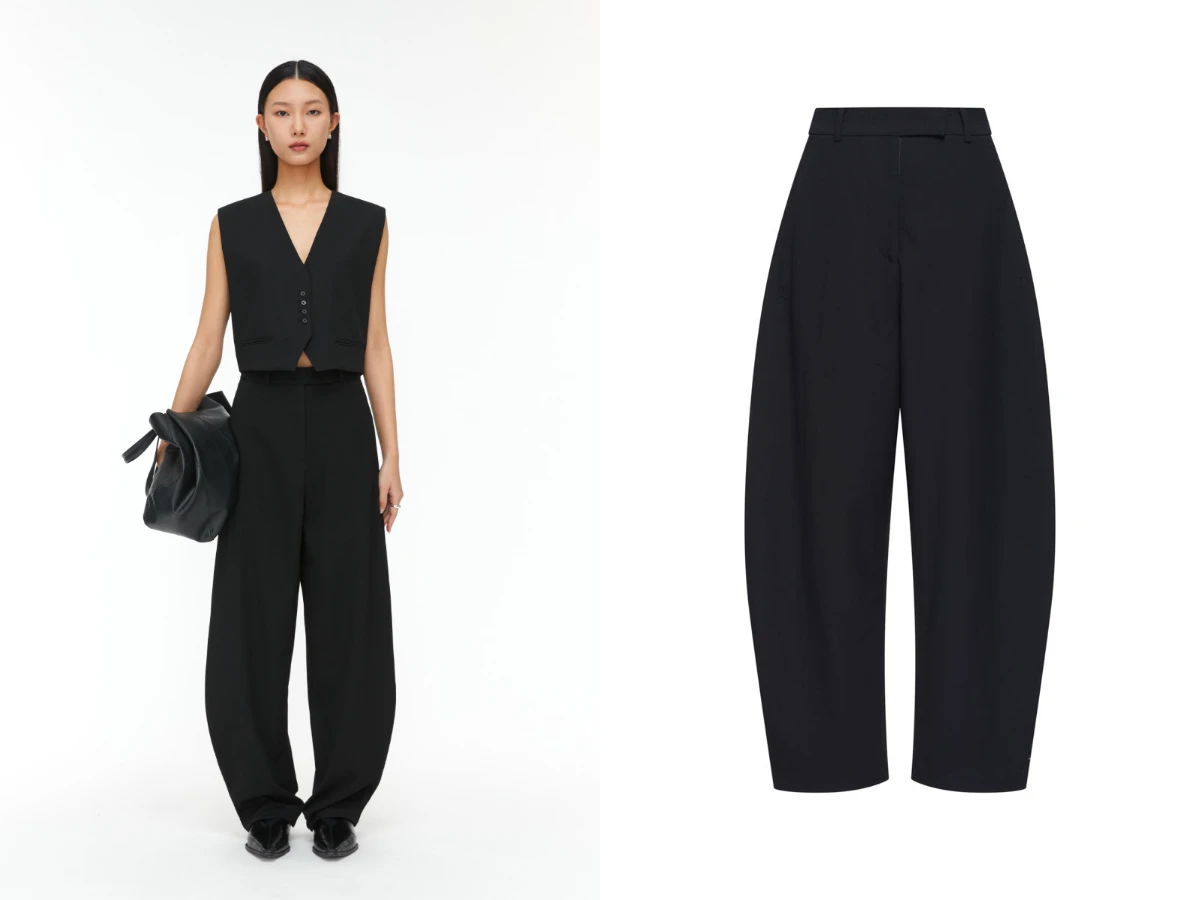 Studio Doe 高腰繭型闊腿西裝褲，NT.1,980