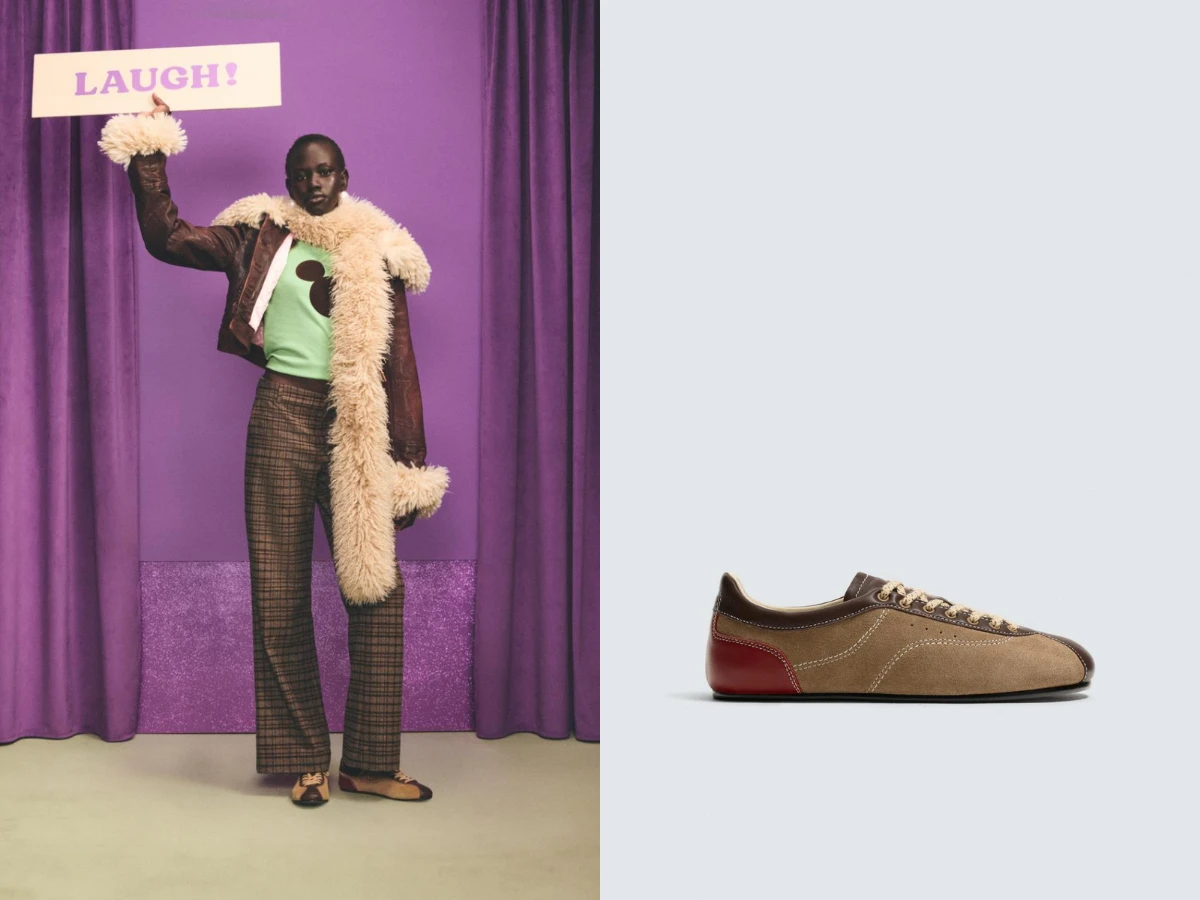 ZARA HARRY LAMBERT FOR ZARA x DISNEY 真皮運動鞋,NT_ 4,490