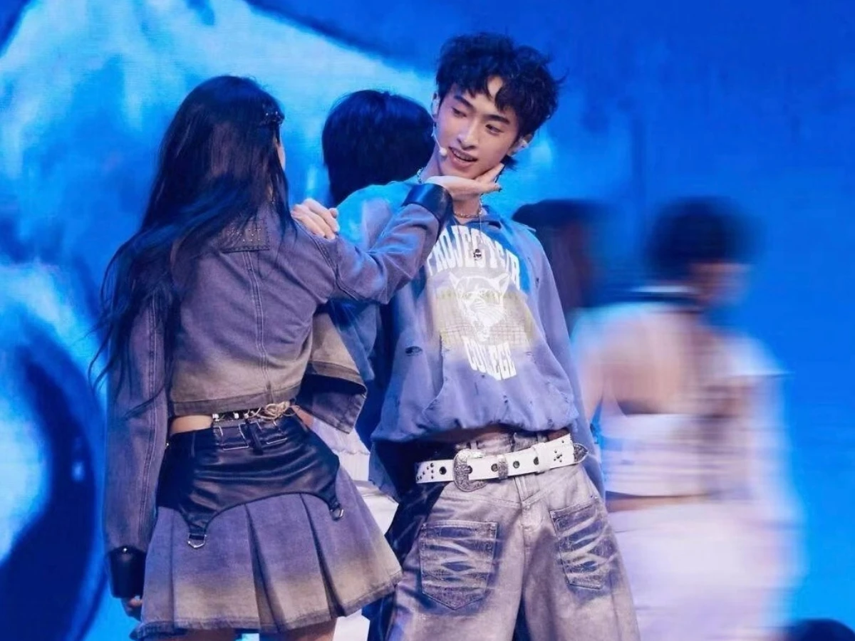 伊能靜和小哈利同台共舞