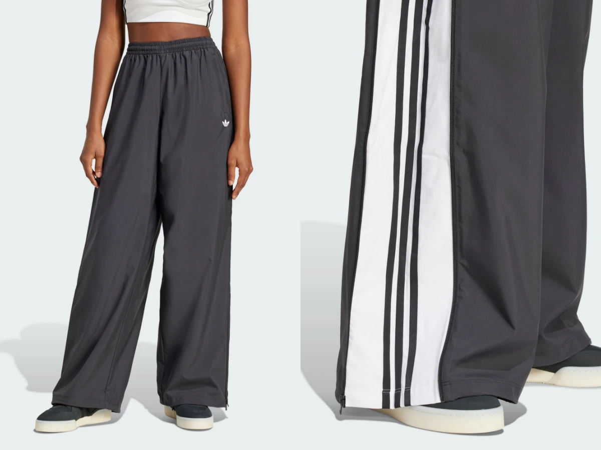 adiadas運動寬褲陳美鳳同款