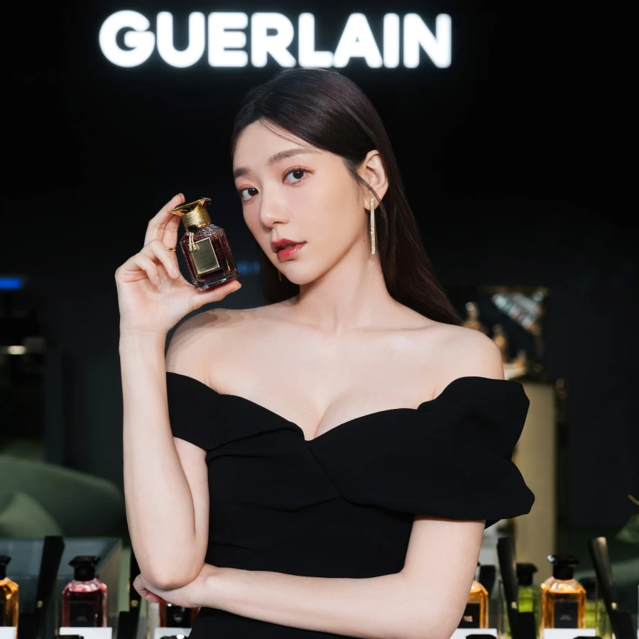 法國嬌蘭品牌摯友郭雪芙 與 嬌蘭藝術沙龍頂級精粹香精 千葉玫瑰1