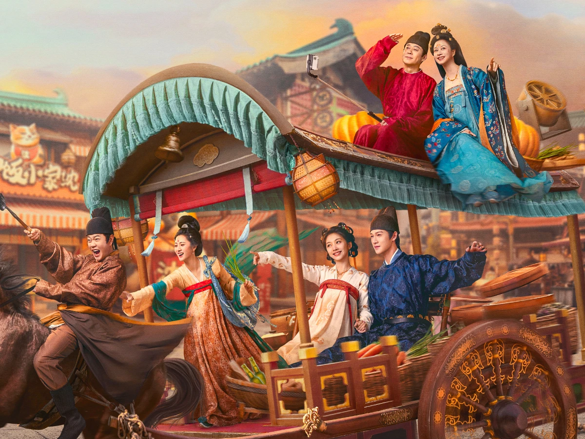 劇情亮點2.全家穿越唐朝劇情超癲