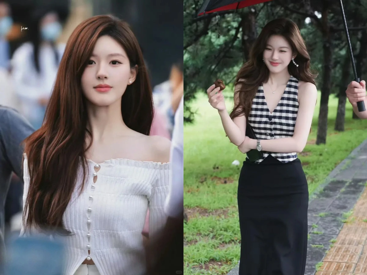 趙露思,趙露思穿搭,許我耀眼