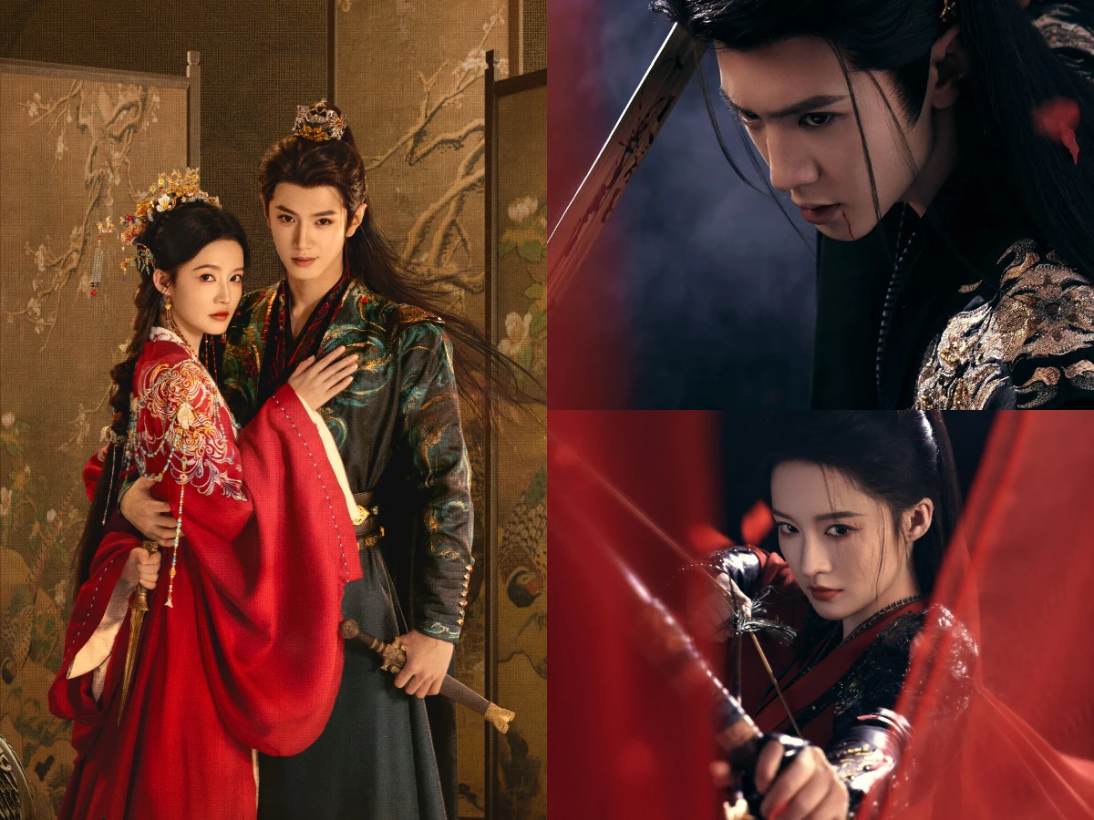 《一笑隨歌》線上看7亮點!陳哲李沁互咬脖頸「純恨CP」宿命虐戀