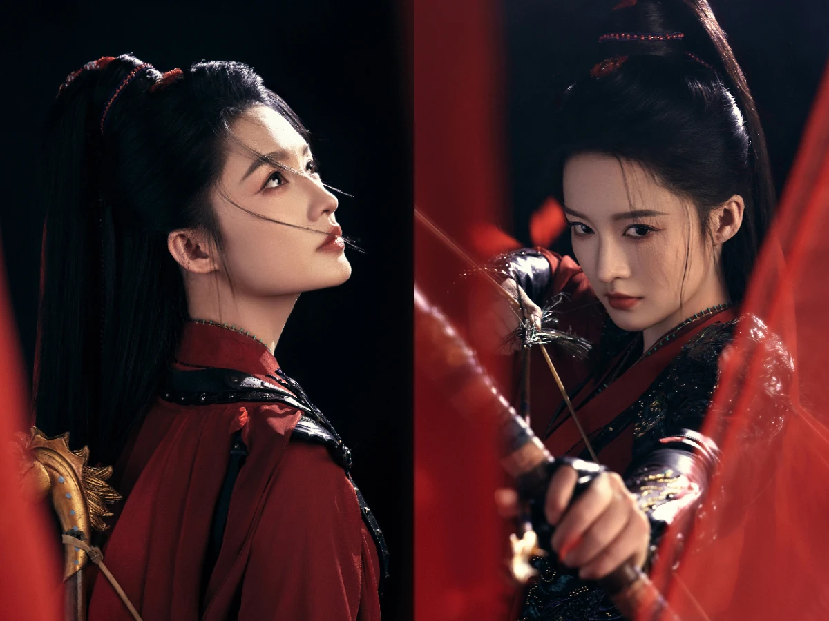 劇情亮點3.李沁「紅衣戰甲」造型爆火