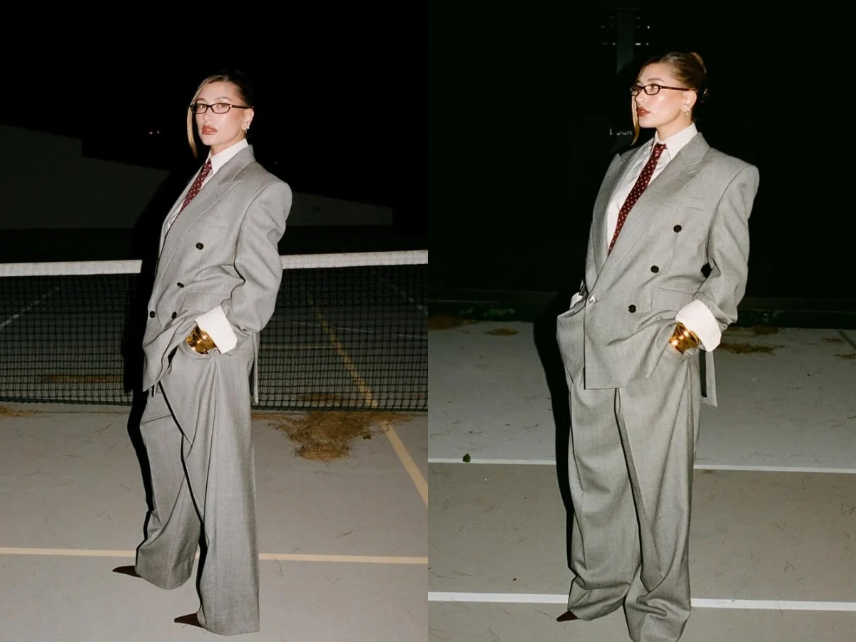 廓系穿搭公式1：寬肩外套_寬褲