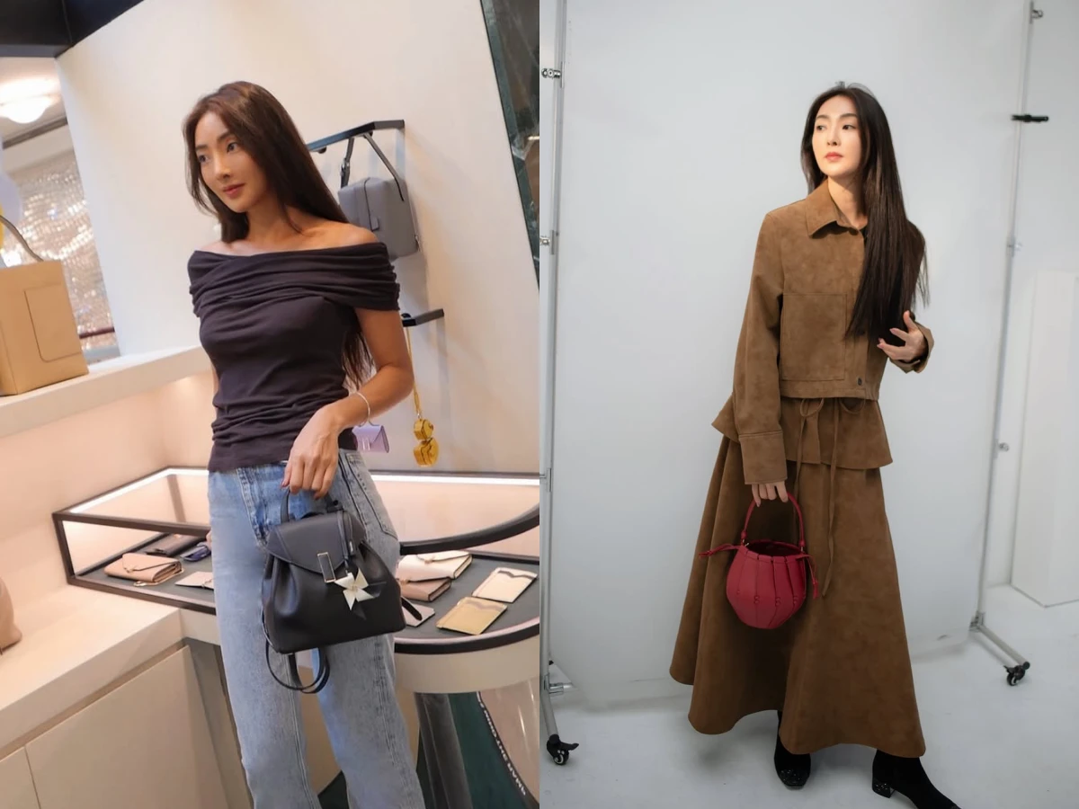 可可棕穿搭/圖片來源：IG@ 5400wu