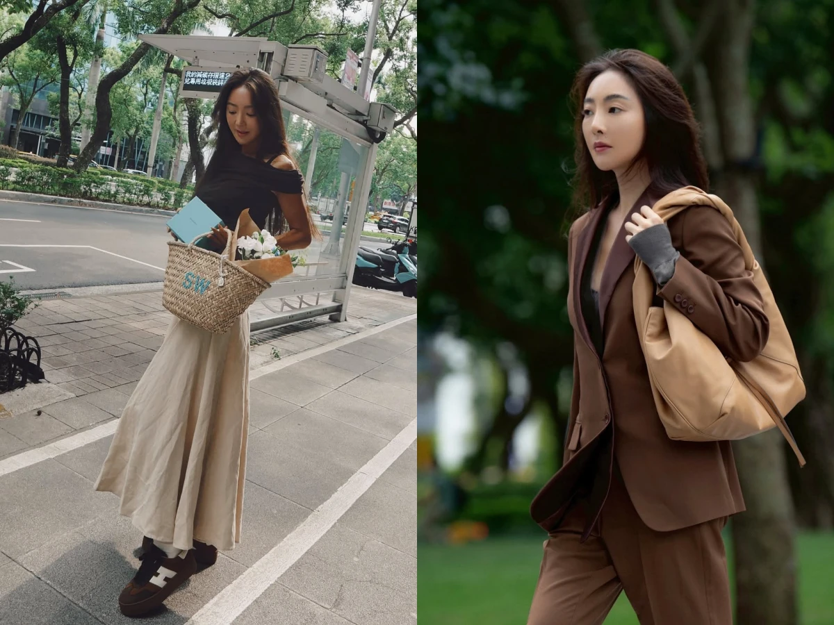 可可棕穿搭/圖片來源：IG@ 5400wu