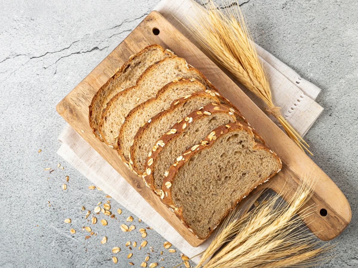 2.每天兩片黑麥麵包