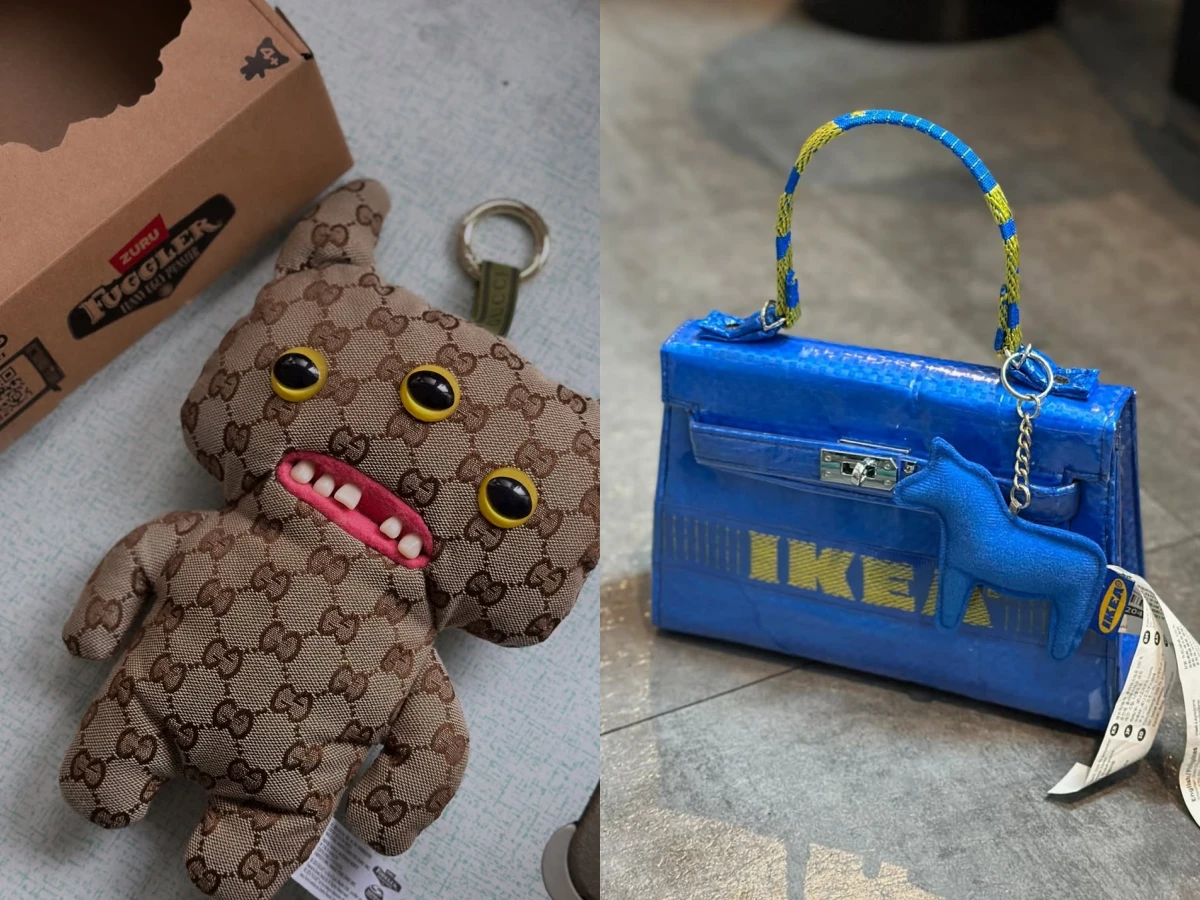 Jellycat和香奈兒聯名?達人「菱格包」太吸睛,關穎「Jellycat風」柏金包詢問度超高