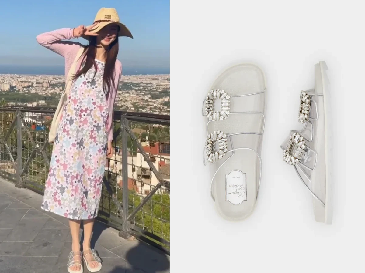 Angelababy同款鞋推薦/圖片來源：微博@angelababy、 Roger Vivier