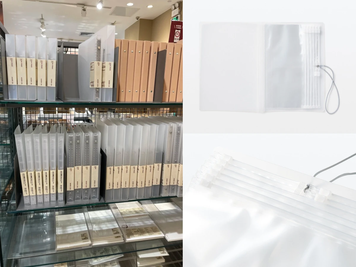 無印良品活頁夾收納外幣旅遊妙招