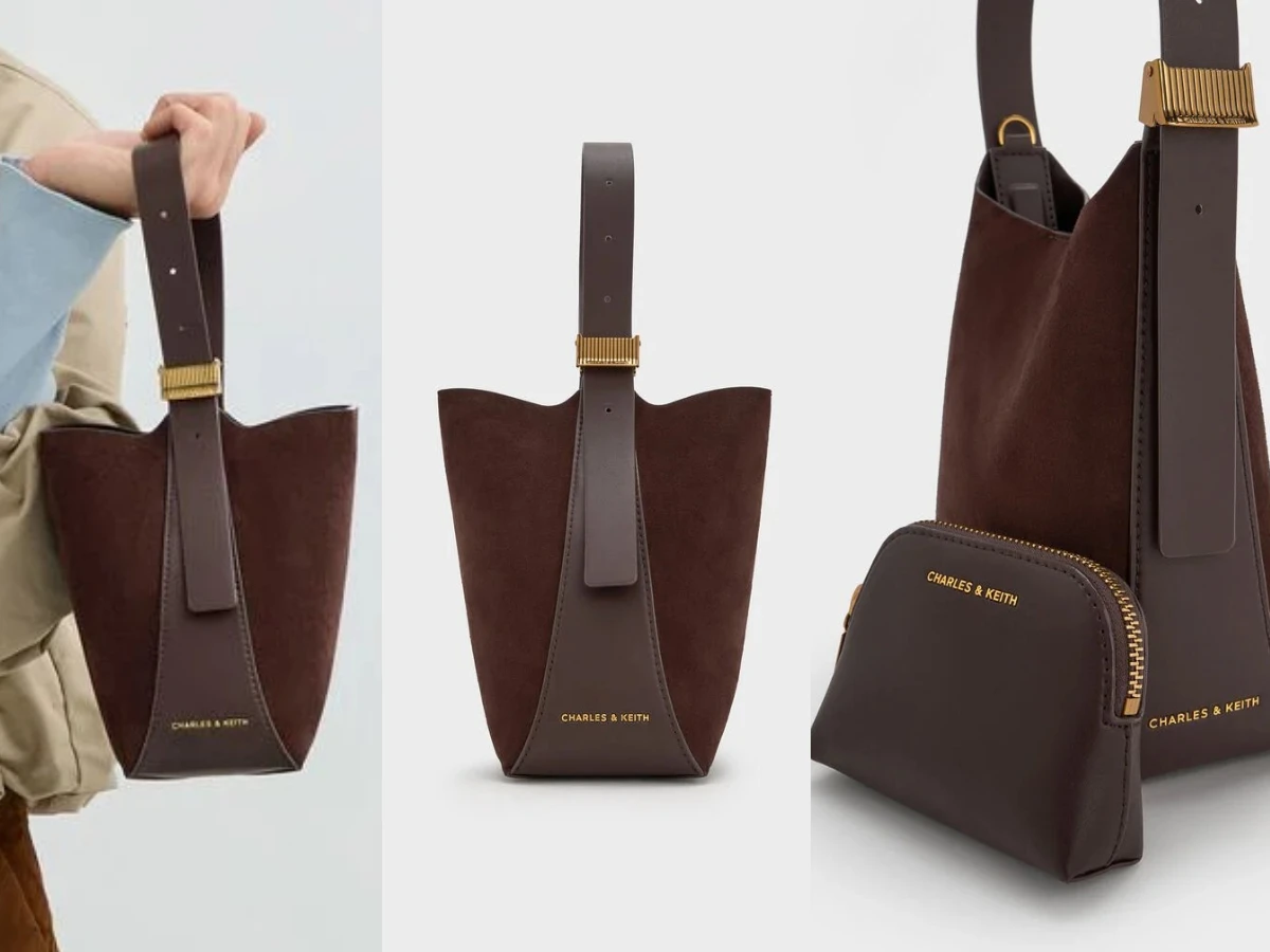 Edna 麂皮水桶包，NT.2,790