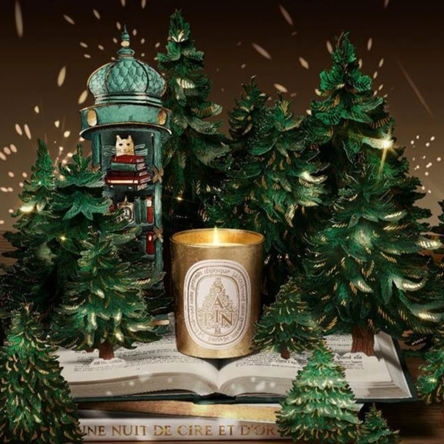 2025聖誕交換禮物推薦：DIPTYQUE 2025聖誕限量蠟燭－冷杉 70g