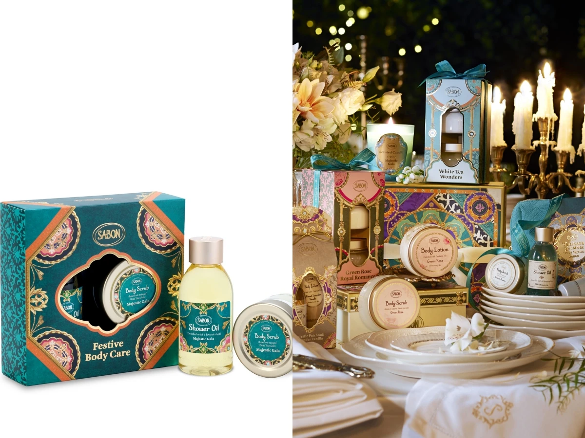 2025聖誕交換禮物推薦：SABON 流光夜宴 沐浴磨砂禮盒