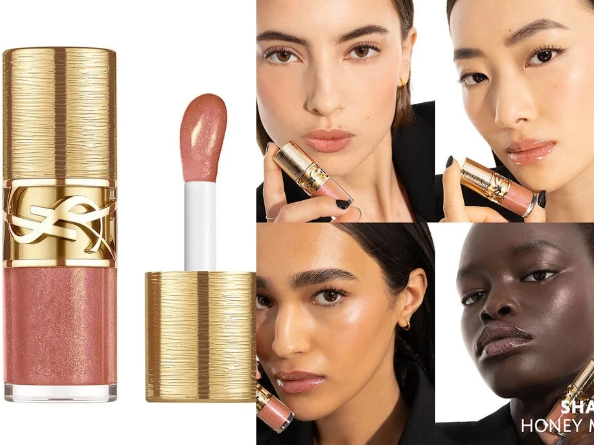 2025聖誕交換禮物推薦：YSL 2025聖誕限量情挑誘光嫩唇凍#12