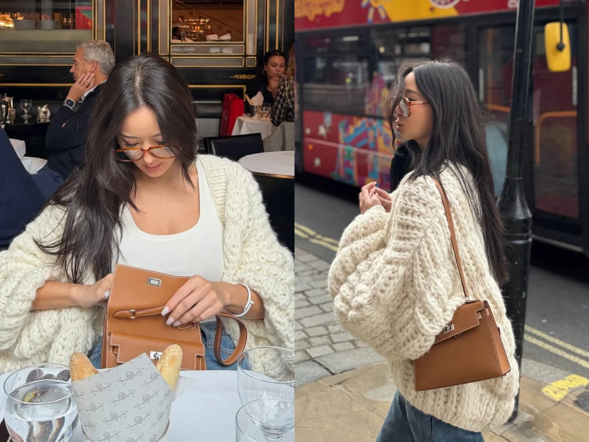 孫芸芸背愛馬仕DÉSORDRE凱莉包