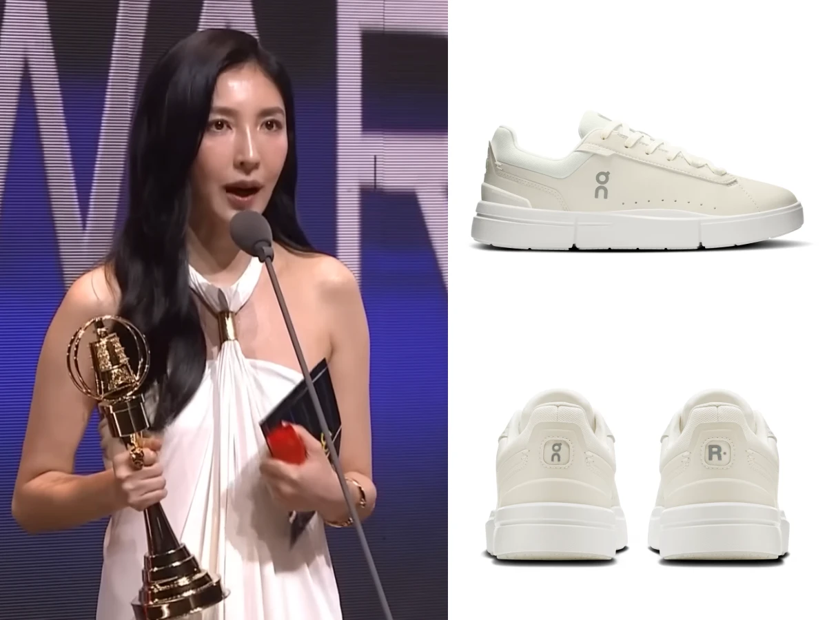 楊謹華穿 On小白鞋