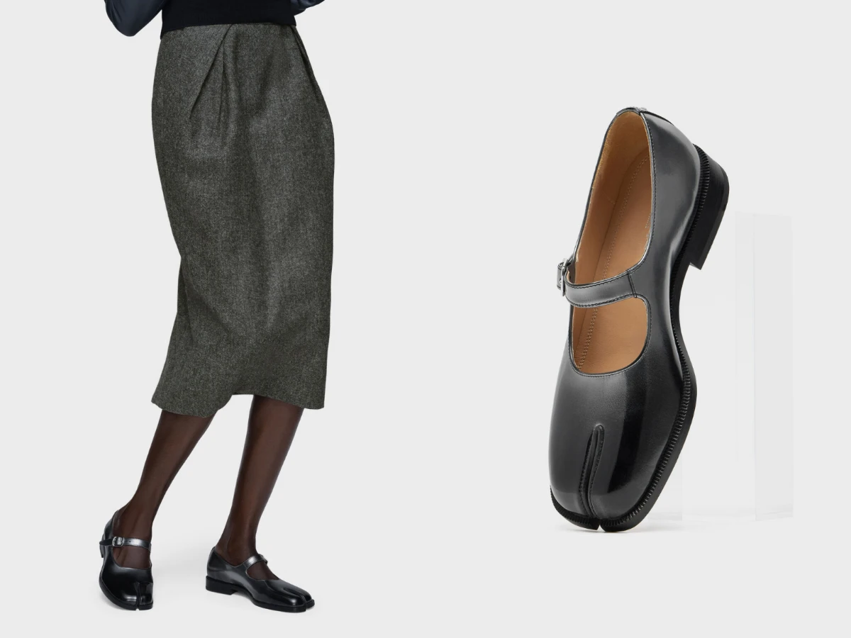 Maison Margiela Tabi 漸層瑪莉珍鞋，NT.53,100