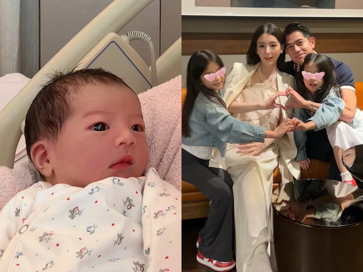 恭喜!方媛生了郭富城升格三寶爸,曬女兒大眼萌照嗨喊:我們家就是「女神之家」