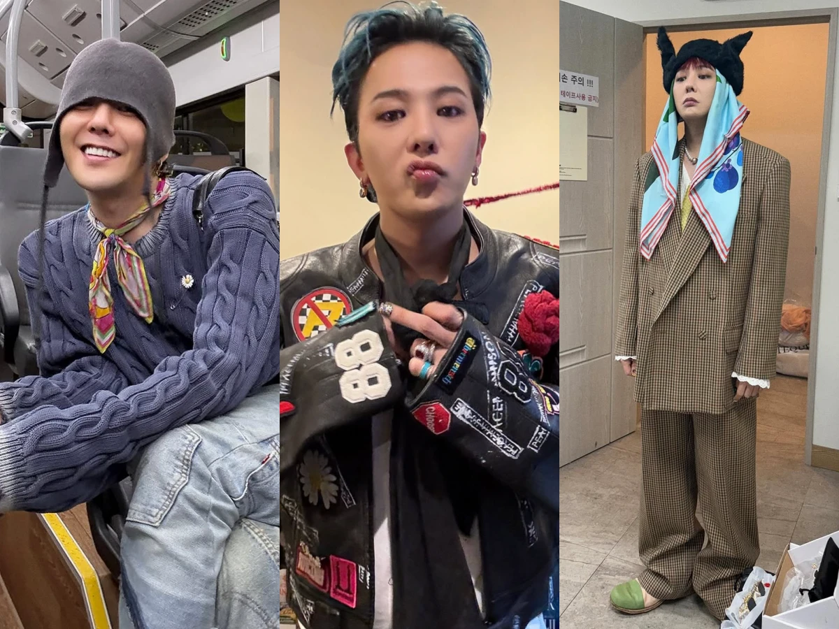 那個帶起絲巾風潮的男人要開唱了!盤點4大GD絲巾造型,本人親曝圍絲巾不是為了耍帥?