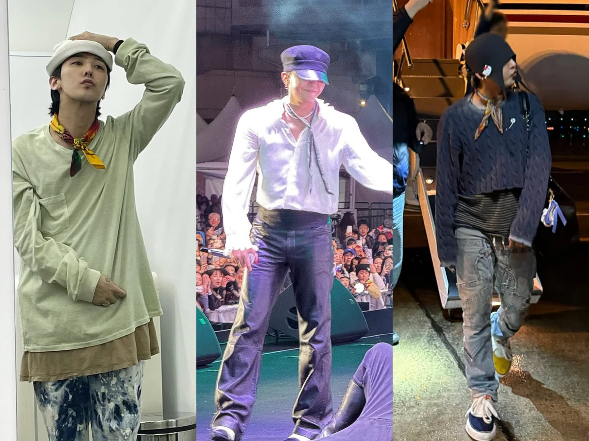 GD絲巾造型盤點