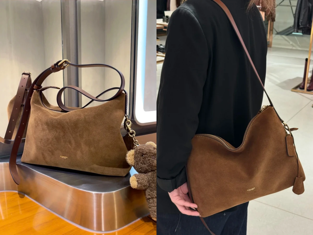 COACH「麂皮MOTT郵差包」在Threads上爆紅!柔軟材質超耐裝,成為櫃上斷貨款