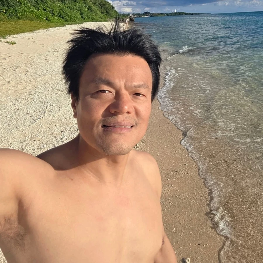 Photo by J.Y. Park on October 03, 2025. May be an image of 1 person, ocean, beach, water and text. Photo by J.Y. Park on October 03, 2025. May be an image of 1 person, ocean, beach, water and text.