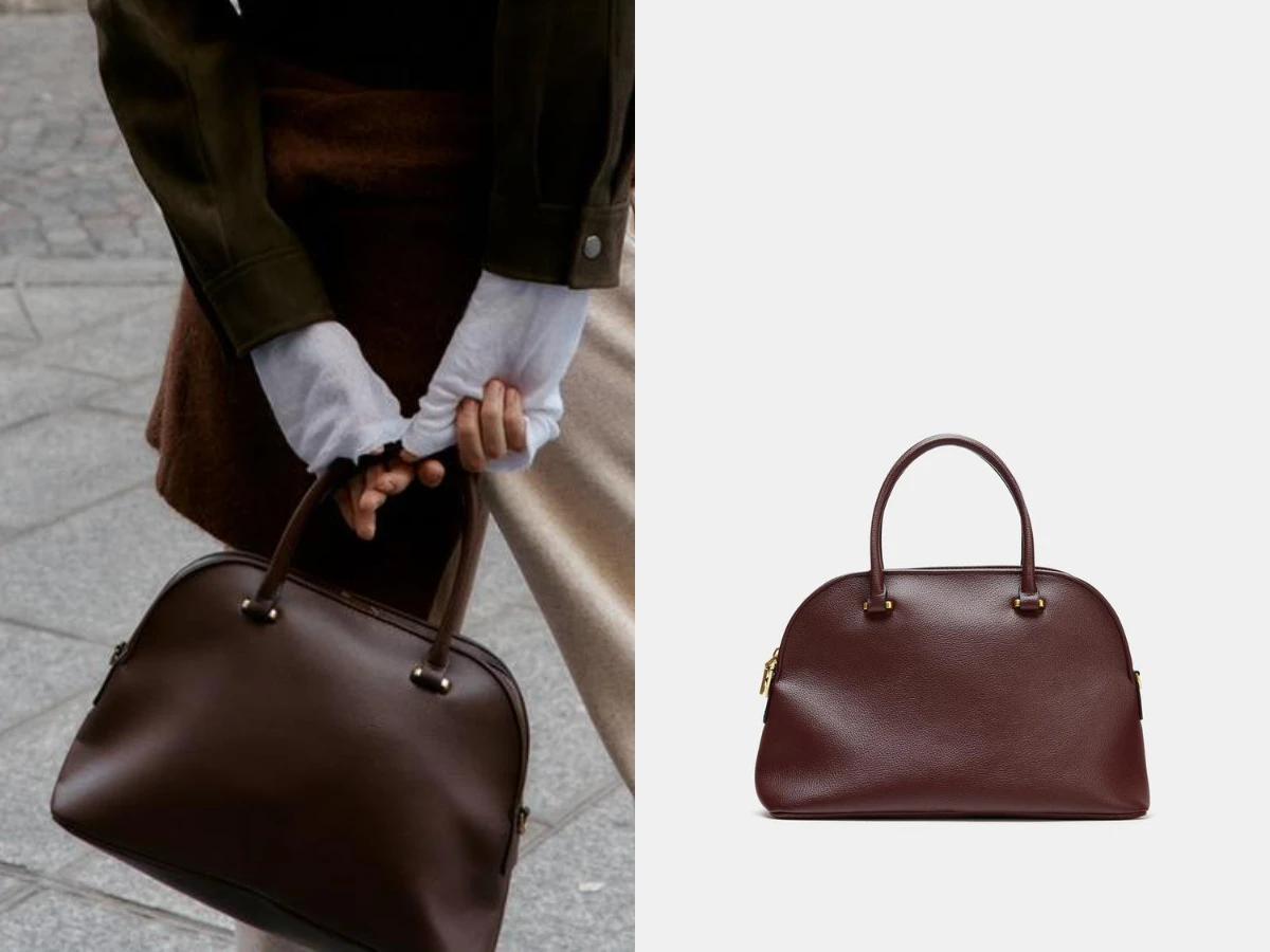 ZARA 雙提把都市手提包，NT.1,490