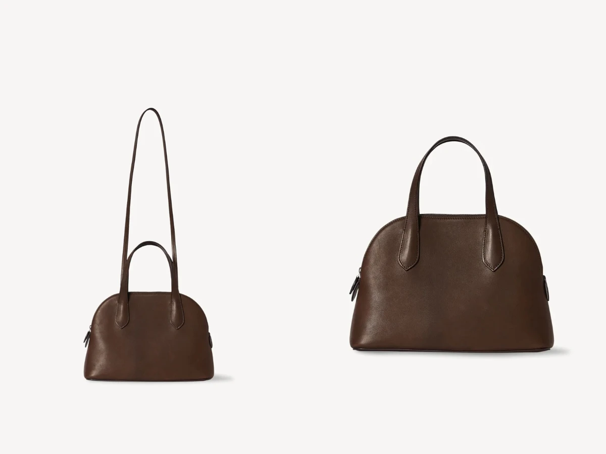 The Row Medium Ingrid Bag in Leather，US. 3,600，約NT. 110,656