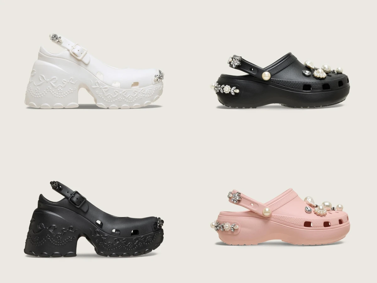 CROCS麂皮樂福鞋、Simone Rocha x Crocs 聯名