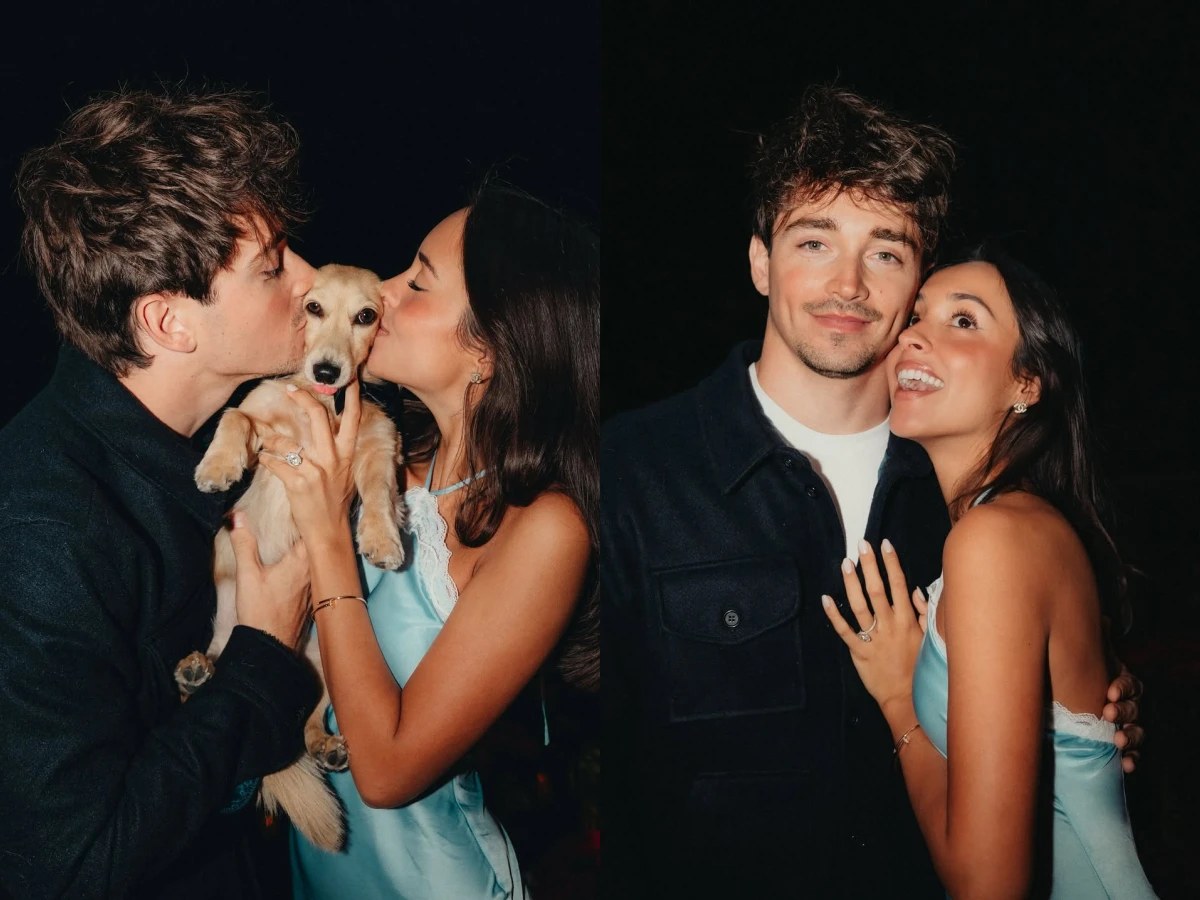 法拉利車手 Charles Leclerc 與模特兒女友 Alexandra Saint Mleux 宣布訂婚