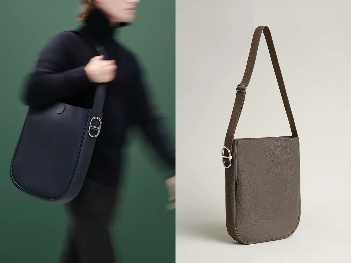 愛馬仕新款人氣包在男裝Herm&egrave;s Ancrage 肩背包