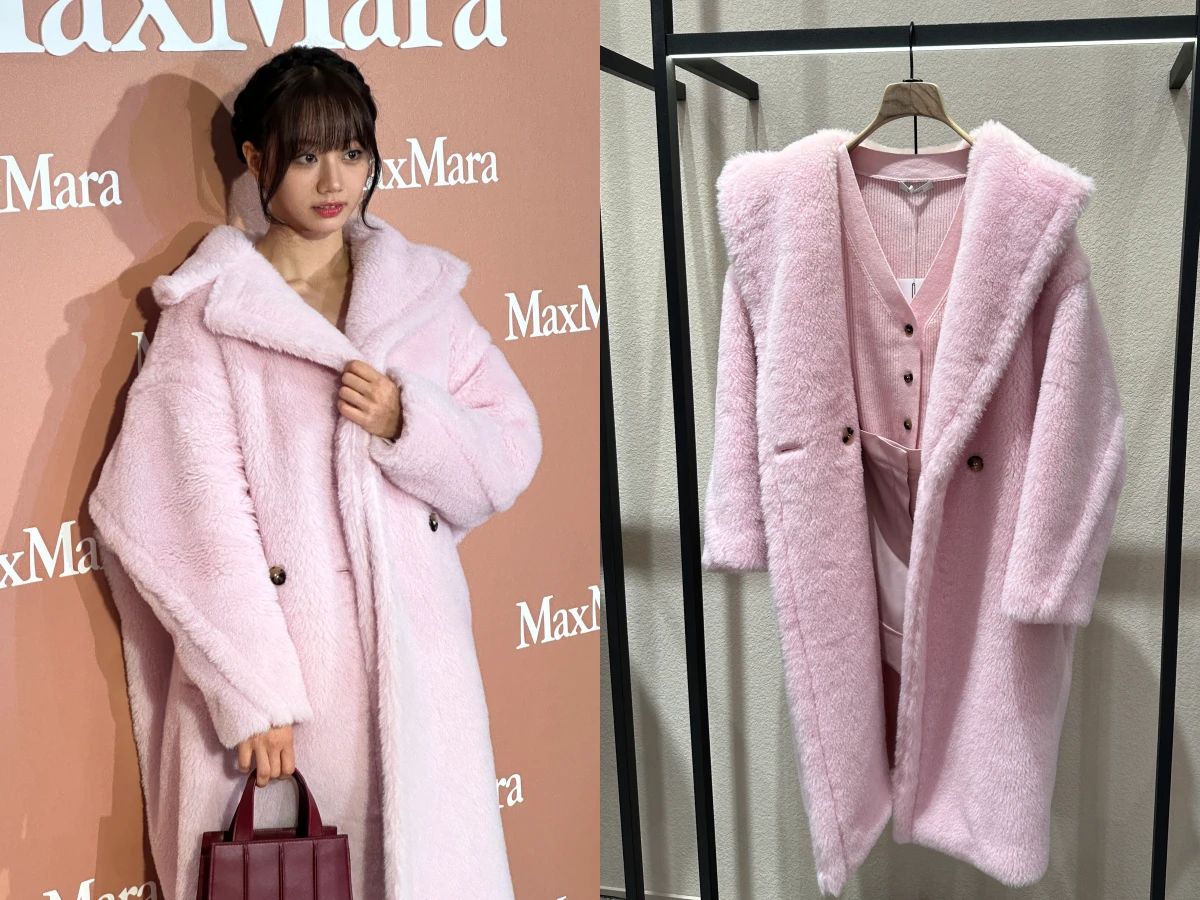 惠利化身粉嫩熊熊現身Max Mara&nbsp;微風南山煥新店面！