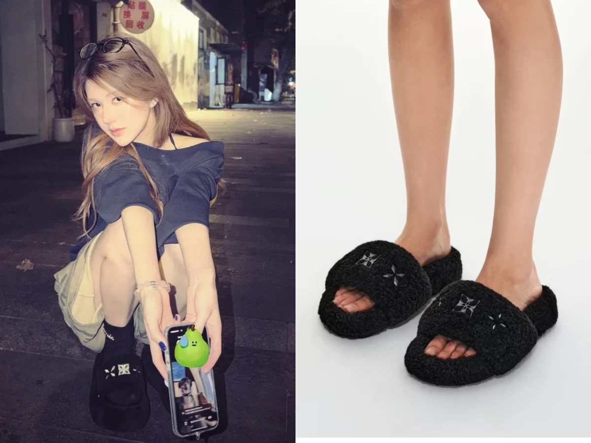 趙露思生日會同款厚底靴、私服小白鞋